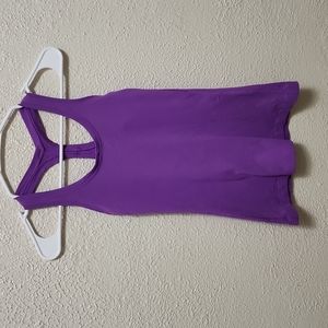 lululemon sports top, size 6, Color purple